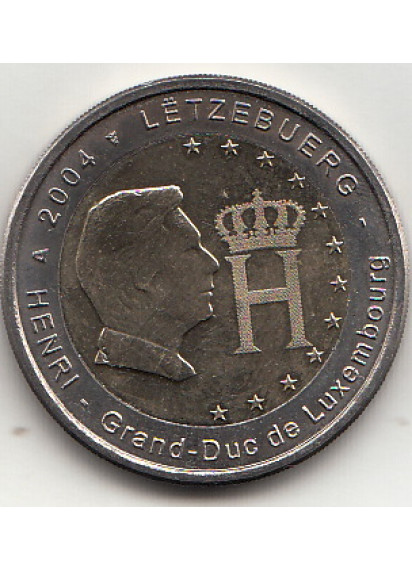 2004 - 2 Euro LUSSEMBURGO Granduca Enrico Fdc